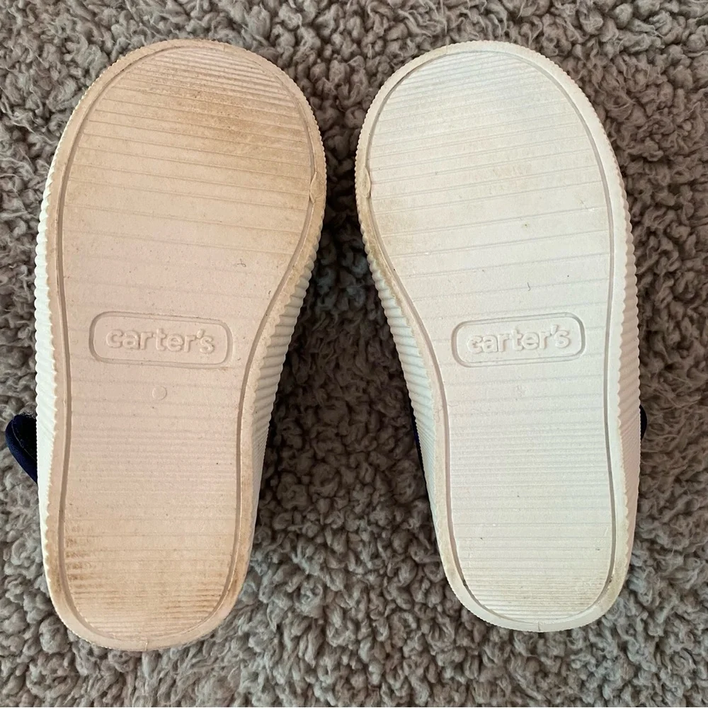 Toddler Boy Water Shoes Size 6 Navy Blue Dinosaurs Carter's